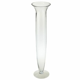 Wazon DKD Home Decor Szkło Przezroczysty (14 x 14 x 60 cm)