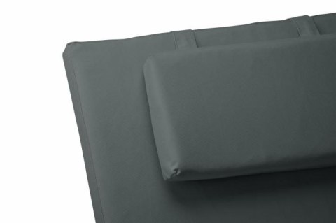 Zestaw 2x poduszek na leżaki Garth - antracyt
