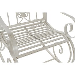 Fotel na biegunach DKD Home Decor Metal Aluminium Biały (63 x 89 x 92 cm)
