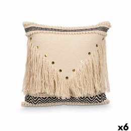 Poduszka 4740 Czarny Naturalny 45 x 15 x 45 cm (6 Sztuk)