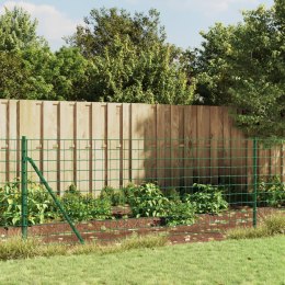Ogrodzenie z siatki, z kotwami, zielone, 1x25 m