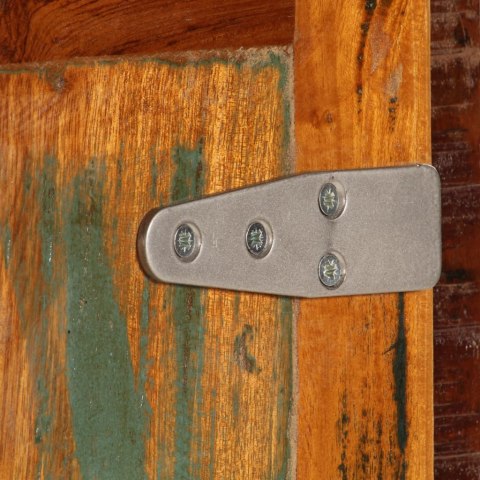 Szafka nocna, 50x30x50 cm, lite drewno odzyskane