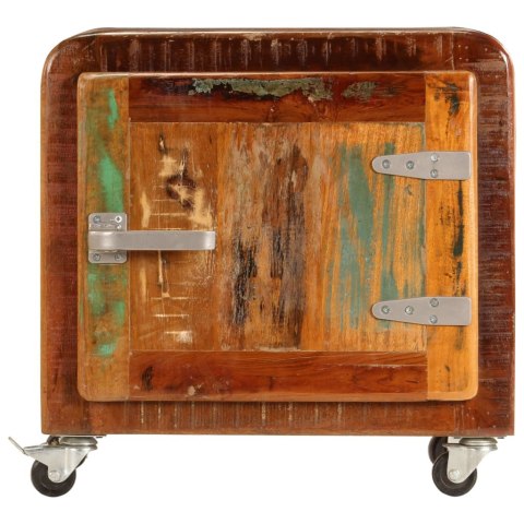 Szafka nocna, 50x30x50 cm, lite drewno odzyskane