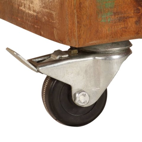 Szafka nocna, 50x30x50 cm, lite drewno odzyskane