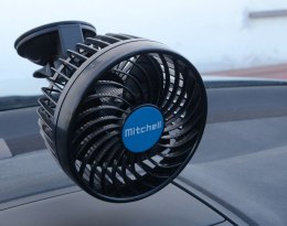 MITCHELL Wentylator z przyssawką - 12V