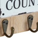 Stojan na klobúky DKD Home Decor Czerwony Drewno Metal (2 pcs) (21 x 5 x 45 cm)