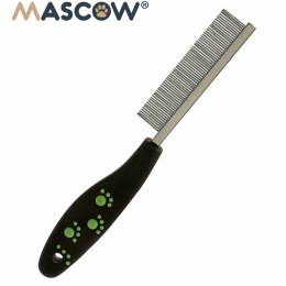 Grzebień Mascow 27793 Czarny Czerwony Kolor Zielony Poliester Stal 4 x 20,5 x 1,5 cm 12 Sztuk