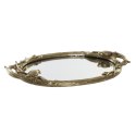 Taca DKD Home Decor Lustro Złoty Żywica Ptaki (45 x 27 x 3,7 cm)