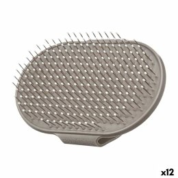 Szczotka dla Psów Mascow 335 Szary 13 x 3,5 x 10 cm (12 Sztuk)