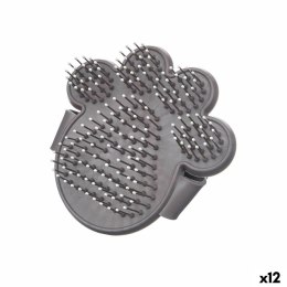 Szczotka dla Psów Mascow 336 Szary 10,5 x 10 x 3 cm (12 Sztuk)