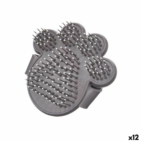 Szczotka dla Psów Mascow 336 Szary 10,5 x 10 x 3 cm (12 Sztuk)
