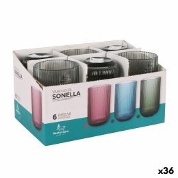 Szklanka wody Santa Clara Sonella Kolor Zielony 430 ml (36 Sztuk)