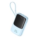 Power bank 10000mAh Qpow Pro+ 22.5W USB-C - niebieski