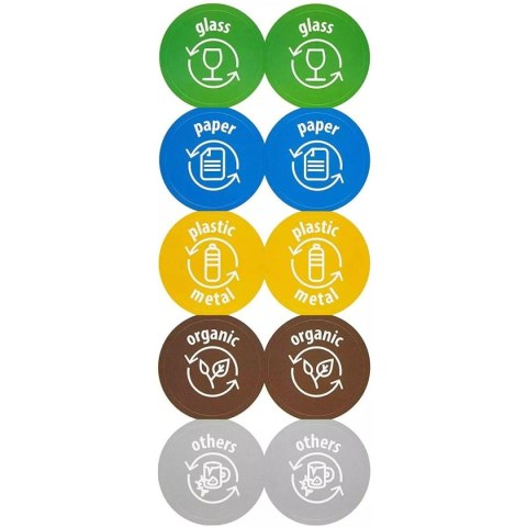 ŚMIETNIK KOSZE NA ŚMIECI 35 L SORTIBOX SET4 SZT. POPIELATY