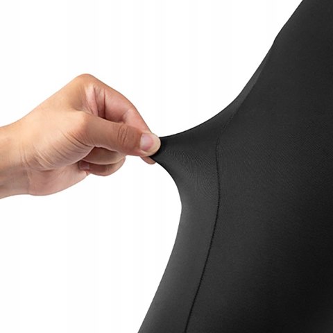 Spodnie rowerowe kolarskie długie oddychające z wkładką XXXL - czarne