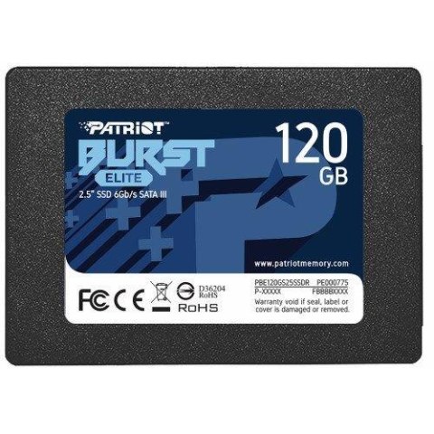 SSD SATA2.5" 120GB/BURST PBE120GS25SSDR PATRIOT