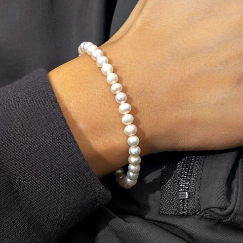 Gold bracelet BZN6686 - Freshwater pearls