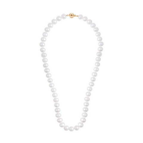 Gold necklace NZX6678 - Freshwater pearls