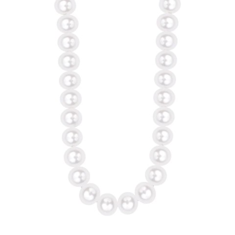 Gold necklace NZX6678 - Freshwater pearls