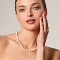 Gold necklace NZX6678 - Freshwater pearls