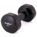 MAXXIVA Zestaw hantli winylowych 2 x 5 kg, czarny