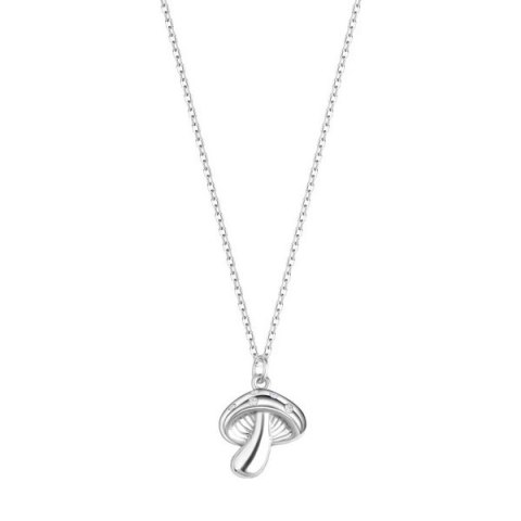 Rhodium plated silver necklace NSC6659 - Zirconia