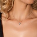 Rhodium plated silver necklace NSC6659 - Zirconia