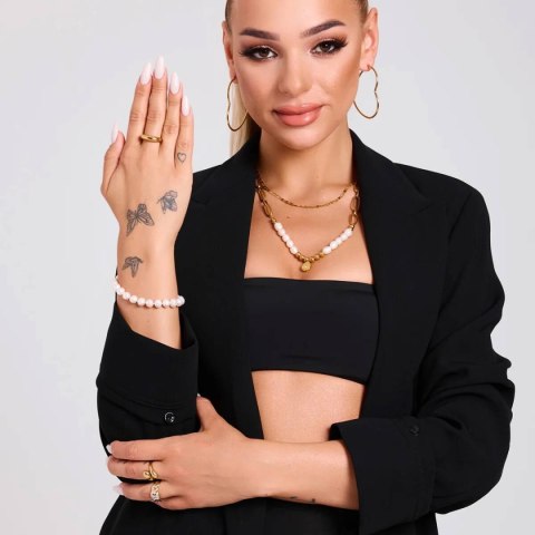 Silver bracelet BSN6688 - Freshwater pearls