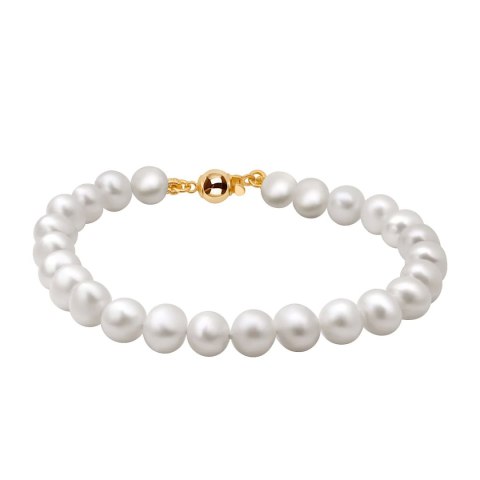 Silver bracelet BSN6688 - Freshwater pearls