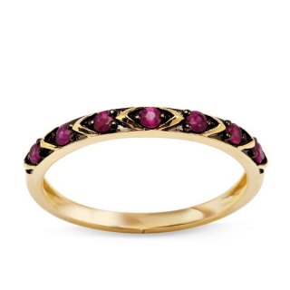 Złoty pierścionek PZD5531R - Rubin