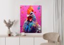 Plakat Kolorowy Nowoczesny Portret Koguta