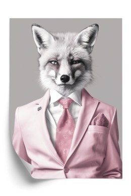 Plakat Lis Ubrany W Garnitur