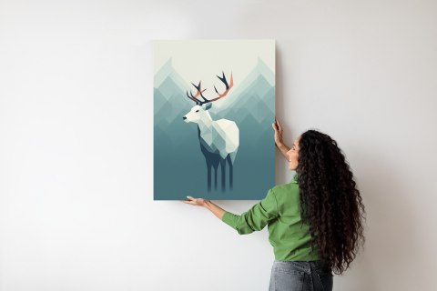 Plakat Jeleń W Stylu Skandynawskim