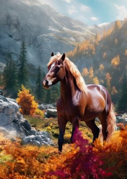 Plakat Jesienny Krajobraz Z Koniem