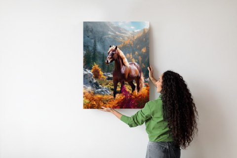 Plakat Jesienny Krajobraz Z Koniem