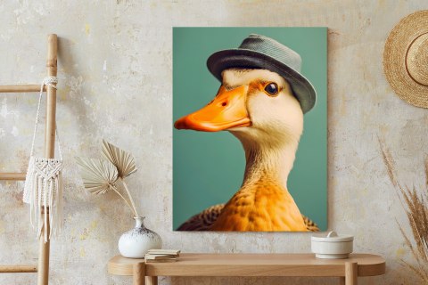 Plakat Kaczka Z Kapeluszem