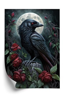 Plakat Kruk Na Nocnym Niebie