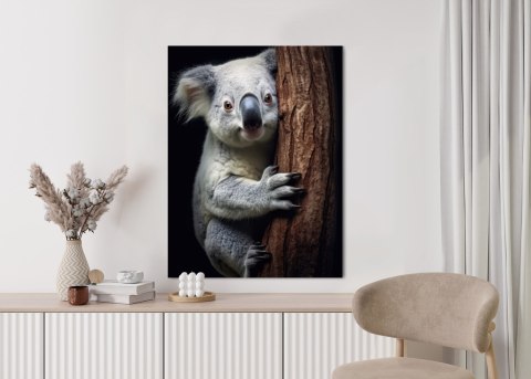 Plakat Miś Koala Obejmujący Drzewo