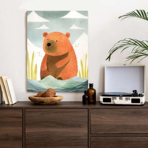 Plakat Niedźwiadek Nad Wodą