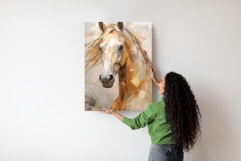 Plakat Olejny Portret Konia