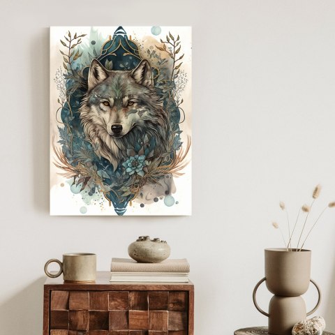 Plakat Ornament Z Wilkiem