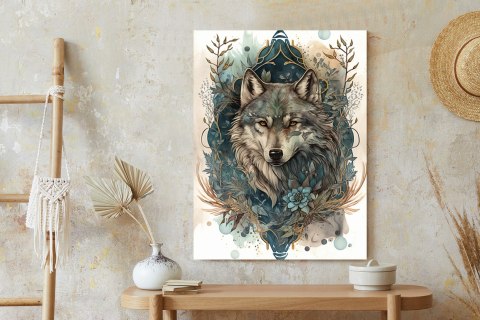 Plakat Ornament Z Wilkiem