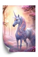 Plakat Świecący Jednorożec W Lesie