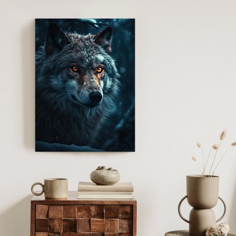 Plakat Wilk W Ciemnym Lesie