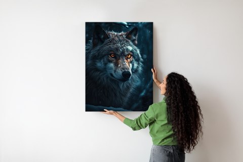 Plakat Wilk W Ciemnym Lesie