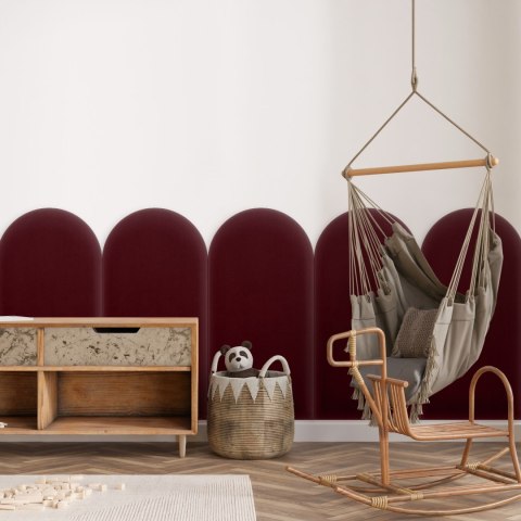 Panel Tapicerowany Magic Velvet Bordowy 30cm