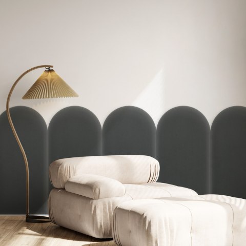 Panel Tapicerowany Magic Velvet Grafitowy 30cm