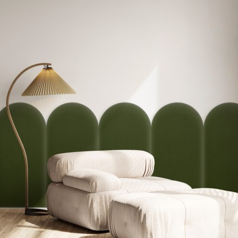 Panel Tapicerowany Magic Velvet Khaki 30cm