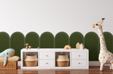 Panel Tapicerowany Magic Velvet Khaki 30cm