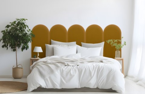 Panel Tapicerowany Magic Velvet Miodowy 30cm